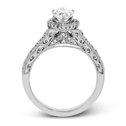 ZR1383 Engagement Ring in 14k Gold with Diamonds