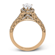 ZR1383 Engagement Ring in 14k Gold with Diamonds