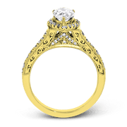 ZR1383 Engagement Ring in 14k Gold with Diamonds