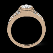 ZR1397 Engagement Ring in 14k Gold with Diamonds