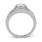 ZR1397 Engagement Ring in 14k Gold with Diamonds