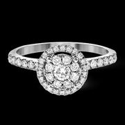 ZR1408 Right Hand Ring in 14k Gold with Diamonds