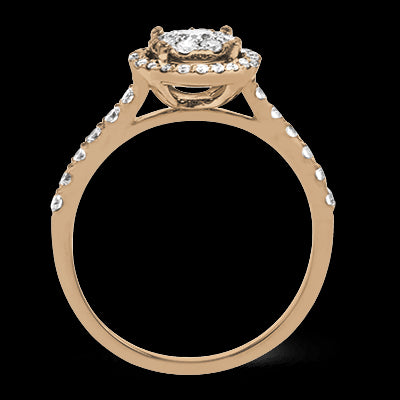 ZR1408 Right Hand Ring in 14k Gold with Diamonds