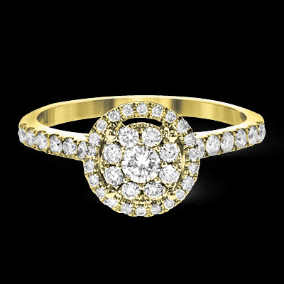ZR1408 Right Hand Ring in 14k Gold with Diamonds