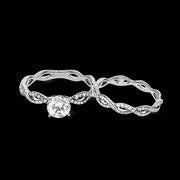 ZR1449 Wedding Set in 14k Gold with Diamonds