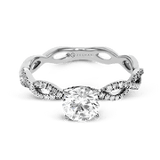 ZR1449 Wedding Set in 14k Gold with Diamonds