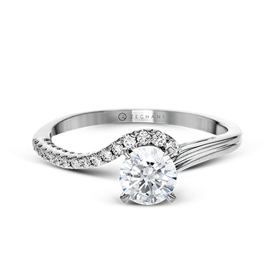 ZR1462 Wedding Set in 14k Gold with Diamonds