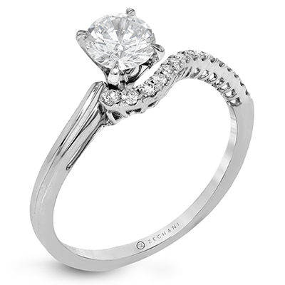 ZR1462 Wedding Set in 14k Gold with Diamonds