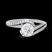 ZR1463 Wedding Set in 14k Gold with Diamonds