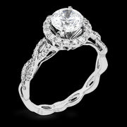 ZR1466 Wedding Set in 14k Gold with Diamonds