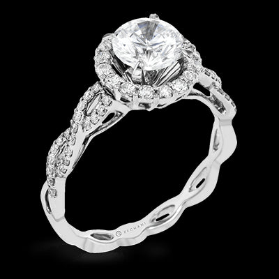 ZR1466 Wedding Set in 14k Gold with Diamonds