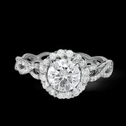 ZR1466 Wedding Set in 14k Gold with Diamonds