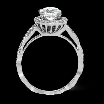 ZR1466 Wedding Set in 14k Gold with Diamonds