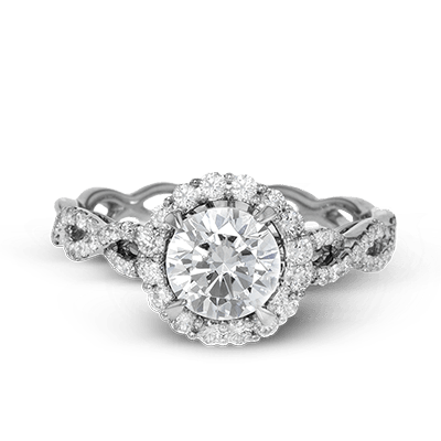 ZR1466 Wedding Set in 14k Gold with Diamonds
