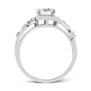 ZR1470 Engagement Ring in 14k Gold with Diamonds