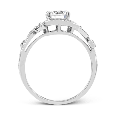 ZR1470 Engagement Ring in 14k Gold with Diamonds