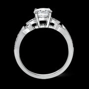 ZR1472 Engagement Ring in 14k Gold with Diamonds