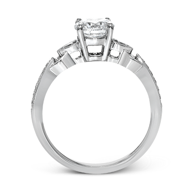 ZR1472 Engagement Ring in 14k Gold with Diamonds