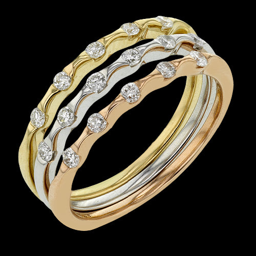 ZR1477 Right Hand Ring in 14k Gold with Diamonds