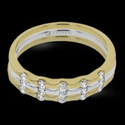 ZR1477 Right Hand Ring in 14k Gold with Diamonds