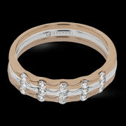 ZR1477 Right Hand Ring in 14k Gold with Diamonds