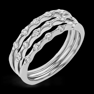 ZR1477 Right Hand Ring in 14k Gold with Diamonds