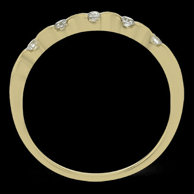 ZR1477 Right Hand Ring in 14k Gold with Diamonds