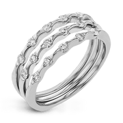 ZR1477 Right Hand Ring in 14k Gold with Diamonds