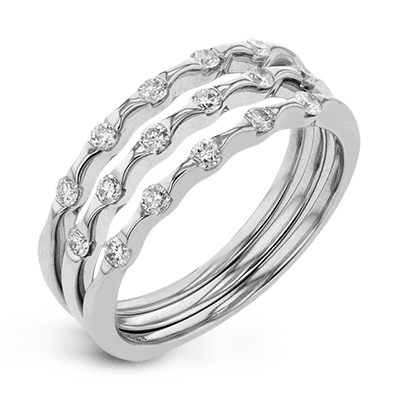 ZR1477 Right Hand Ring in 14k Gold with Diamonds