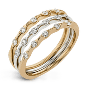 ZR1477 Right Hand Ring in 14k Gold with Diamonds