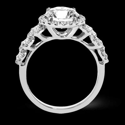 ZR1494 Engagement Ring in 14k Gold with Diamonds