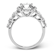 ZR1494 Engagement Ring in 14k Gold with Diamonds