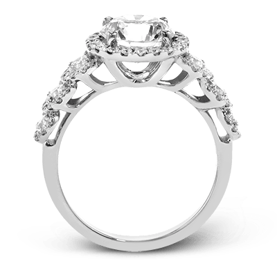 ZR1494 Engagement Ring in 14k Gold with Diamonds