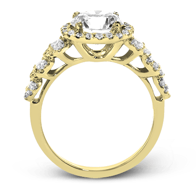 ZR1494 Engagement Ring in 14k Gold with Diamonds