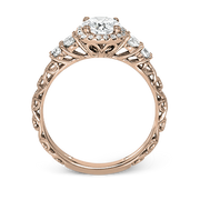ZR1500 Engagement Ring in 14k Gold with Diamonds