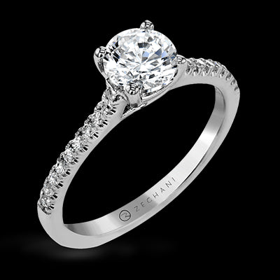 ZR1517 Wedding Set in 14k Gold with Diamonds