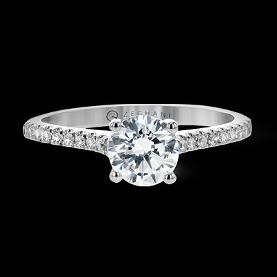 ZR1517 Wedding Set in 14k Gold with Diamonds