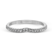 ZR1517 Wedding Set in 14k Gold with Diamonds
