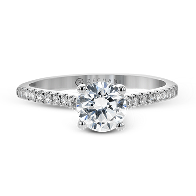 ZR1517 Wedding Set in 14k Gold with Diamonds