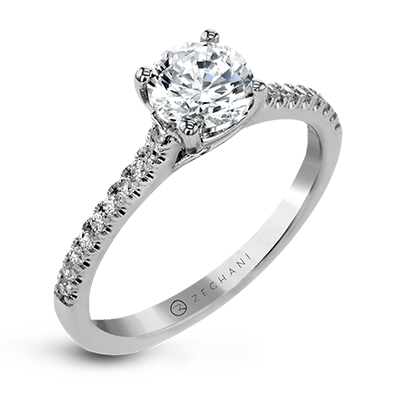 ZR1517 Wedding Set in 14k Gold with Diamonds