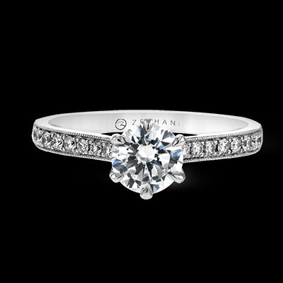 ZR1530 Wedding Set in 14k Gold with Diamonds