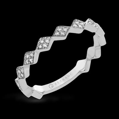 ZR1540 Right Hand Ring in 14k Gold with Diamonds