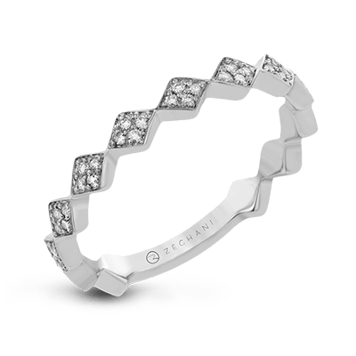 ZR1540 Right Hand Ring in 14k Gold with Diamonds