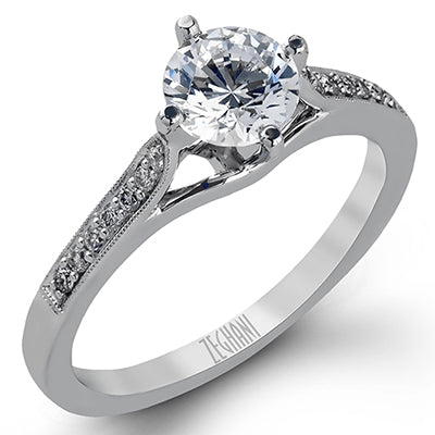 ZR155 Wedding Set in 14k Gold with Diamonds