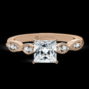 ZR1556 Engagement Ring in 14k Gold with Diamonds