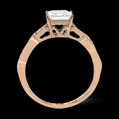 ZR1556 Engagement Ring in 14k Gold with Diamonds
