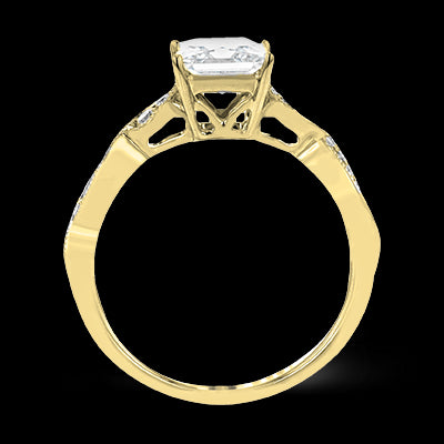 ZR1556 Engagement Ring in 14k Gold with Diamonds