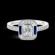 ZR1557 Color Ring in 14k Gold with Diamonds