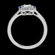 ZR1557 Color Ring in 14k Gold with Diamonds