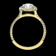 ZR1562 Engagement Ring in 14k Gold with Diamonds